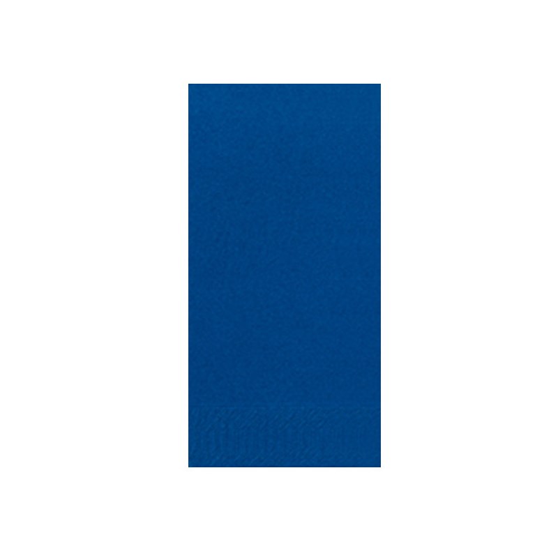 Serviettes Duni 33x33 - 3 pli - bleu marin pliage 1/8 250pcs